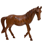 Статуэтка из дерева суар дикая лошадь Wild Horses варинант исполнения - 3 | Loft Concept в Кирове