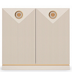 Комод с фактурными дверцами Satin Furniture варинант исполнения - 4 | Loft Concept в Кирове