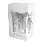 Встраиваемый в стену гипсовый светильник под покраску с колоннами и арками в античном стиле Antiquity Athena варинант исполнения - 2 | Loft Concept в Кирове