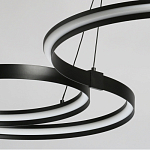 Люстра подвесная светодиодная в виде волнообразной ленты Ribbon Vortex варинант исполнения - 11 | Loft Concept в Кирове