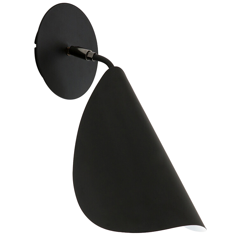 Бра с поворотным плафоном Aracea Black Wall Lamp Черный Бра с поворотным плафоном Aracea Black Wall Lamp Черный в Кирове | Loft Concept