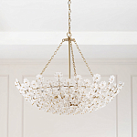 Люстра декорированная цветами из стекла Lightness of Flowers варинант исполнения - 2 | Loft Concept в Кирове