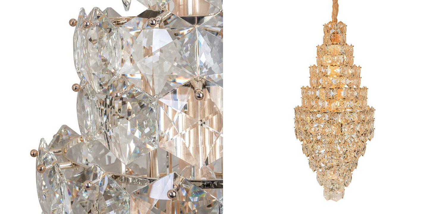 Люстра Tiers Crystal Light Chandelier 65 Люстра Tiers Crystal Light Chandelier 65 - Loft-Concept в Кирове