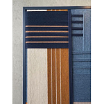 Панно из шнура Синяя геометрическая абстракция wall panel line Blue варинант исполнения - 3 | Loft Concept в Кирове