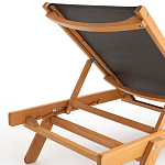 Шезлонг из текстиля и эвкалипта Power of Nature варинант исполнения - 4 | Loft Concept в Кирове