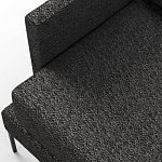 Мебельная ткань Шенилл темно-серый цвет 138 см T4-40 варинант исполнения - 3 | Loft Concept в Кирове