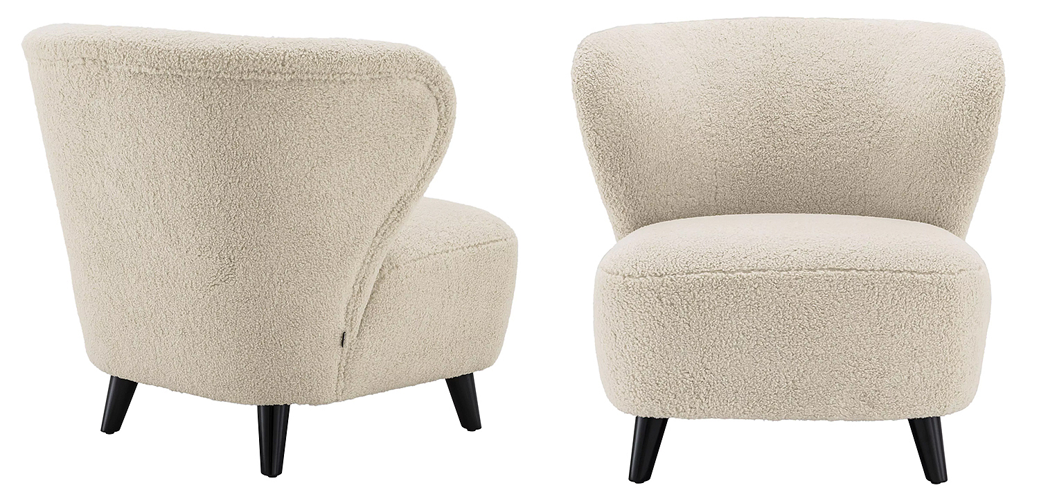 Кресло Eichholtz Chair Hydra Бежевый Черный Кресло Eichholtz Chair Hydra Бежевый Черный - Loft-Concept в Кирове