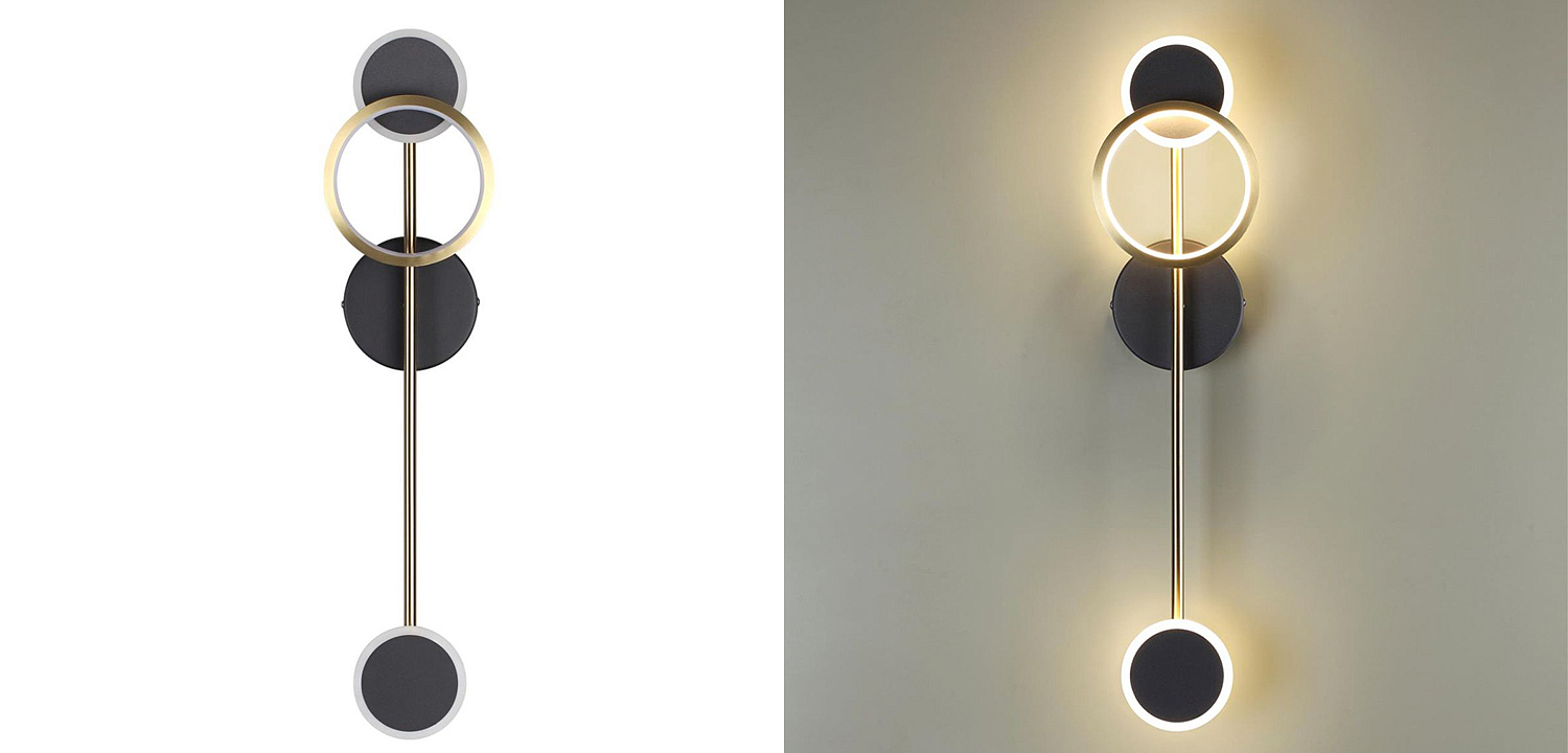 Бра Bendik Gold Ring Wall lamp A Бра Bendik Gold Ring Wall lamp A - Loft-Concept в Кирове