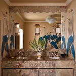 Обои ручная роспись Sarus Cranes Colourway SC-208 on Raw Silk dyed silk варинант исполнения - 3 | Loft Concept в Кирове