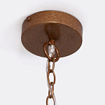 Круглая многоярусная люстра с круглыми деревянными подвесками Wooden Beads Chandelier Cream варинант исполнения - 2 | Loft Concept в Кирове