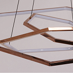 Люстра с 3-мя подвесами в виде шестиугольников Hexagon Horizontal варинант исполнения - 4 | Loft Concept в Кирове