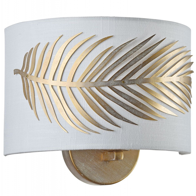 Бра Golden Feather Sconces Золотой Белый Бра Golden Feather Sconces Золотой Белый в Кирове | Loft Concept