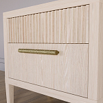 Прикроватная Тумбочка Primo с двумя ящиками Светлый дуб варинант исполнения - 4 | Loft Concept в Кирове