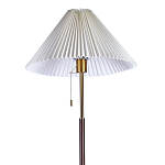 Торшер с плиссированным белым абажуром Pleated White Floor Lamp варинант исполнения - 2 | Loft Concept в Кирове