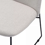 Стул мягкий светло-серый Chair Gray Runners варинант исполнения - 7 | Loft Concept в Кирове