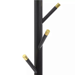 Напольная вешалка чёрная с золотистыми элементами Branches Hangers варинант исполнения - 1 | Loft Concept в Кирове