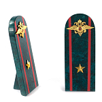 Сувенир Погон МВД из натурального камня змеевик Souvenir Epaulets варинант исполнения - 5 | Loft Concept в Кирове