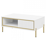 Стол журнальный белый глянцевый Antique Order варинант исполнения - 1 | Loft Concept в Кирове