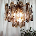 Люстра из круглых стеклянных элементов Vienna варинант исполнения - 6 | Loft Concept в Кирове