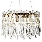 Круглая люстра с хрустальными подвесками Roul Crystal Round Chandelier варинант исполнения - 3 | Loft Concept в Кирове