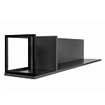 Полка навесная открытая цвета графит Strict Lines  варинант исполнения - 6 | Loft Concept в Кирове