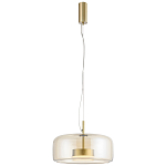 Подвесной светильник Blanton Amber Glass Hanging Lamp 38 варинант исполнения - 2 | Loft Concept в Кирове