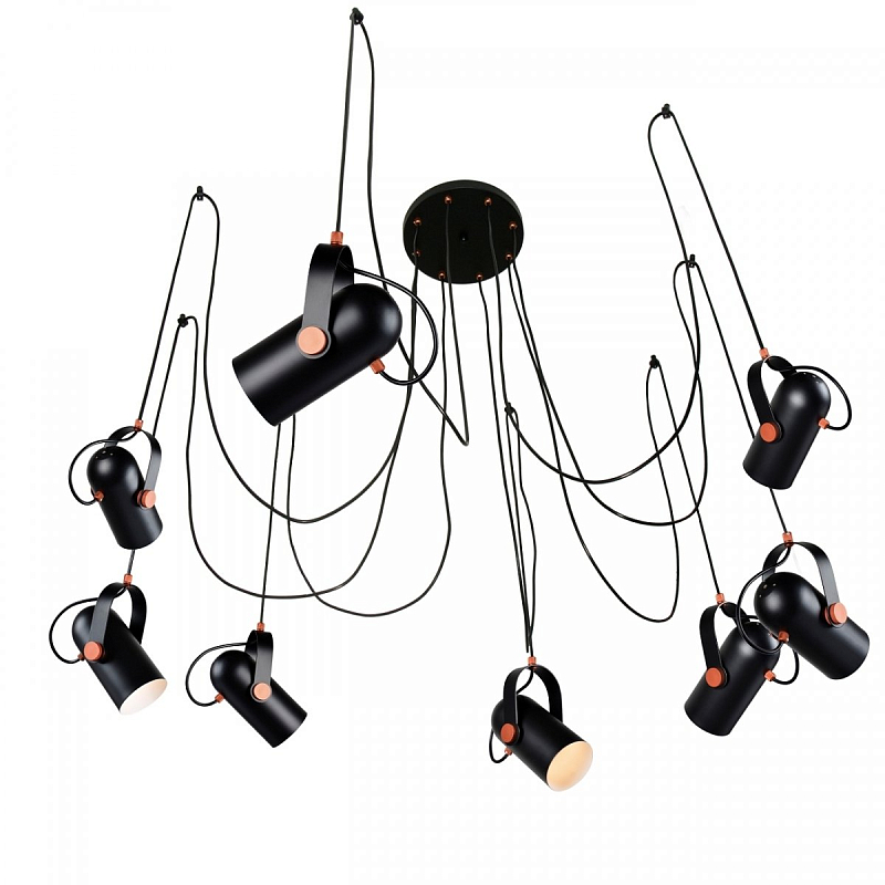 Подвесной светильник Tube Pendant Black Черный Подвесной светильник Tube Pendant Black Черный в Кирове | Loft Concept