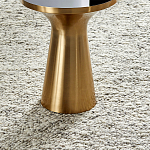 Приставной столик из латуни Grant Brass Side Table варинант исполнения - 2 | Loft Concept в Кирове