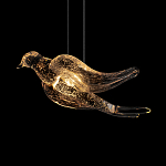 Подвесной светильник с прозрачной стеклянной птичкой Serip Voa варинант исполнения - 7 | Loft Concept в Кирове