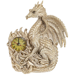 Часы в виде дракона Light Gold Dragon Clock варинант исполнения - 1 | Loft Concept в Кирове