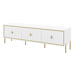 ТВ-тумба белая с тремя ящиками Antique Order варинант исполнения - 1 | Loft Concept в Кирове