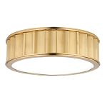 Потолочный светильник с гофрированным абажуром цвета латунь Millennium варинант исполнения - 2 | Loft Concept в Кирове