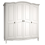 Шкаф белый из массива бука в стиле прованс White Provence варинант исполнения - 1 | Loft Concept в Кирове