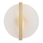 Бра с белым матовым стеклянным плафоном круглой формы Soft Glow Harmony варинант исполнения - 2 | Loft Concept в Кирове