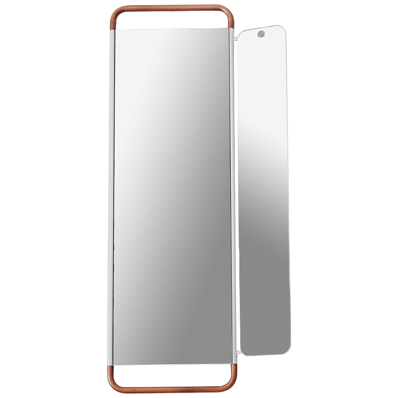 Настенное зеркало White Copper Functional Mirror Зеркало Белый Медь Настенное зеркало White Copper Functional Mirror Зеркало Белый Медь в Кирове | Loft Concept