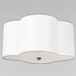 Потолочный светильник с белым волнистым плафоном из ткани Vitorino варинант исполнения - 1 | Loft Concept в Кирове