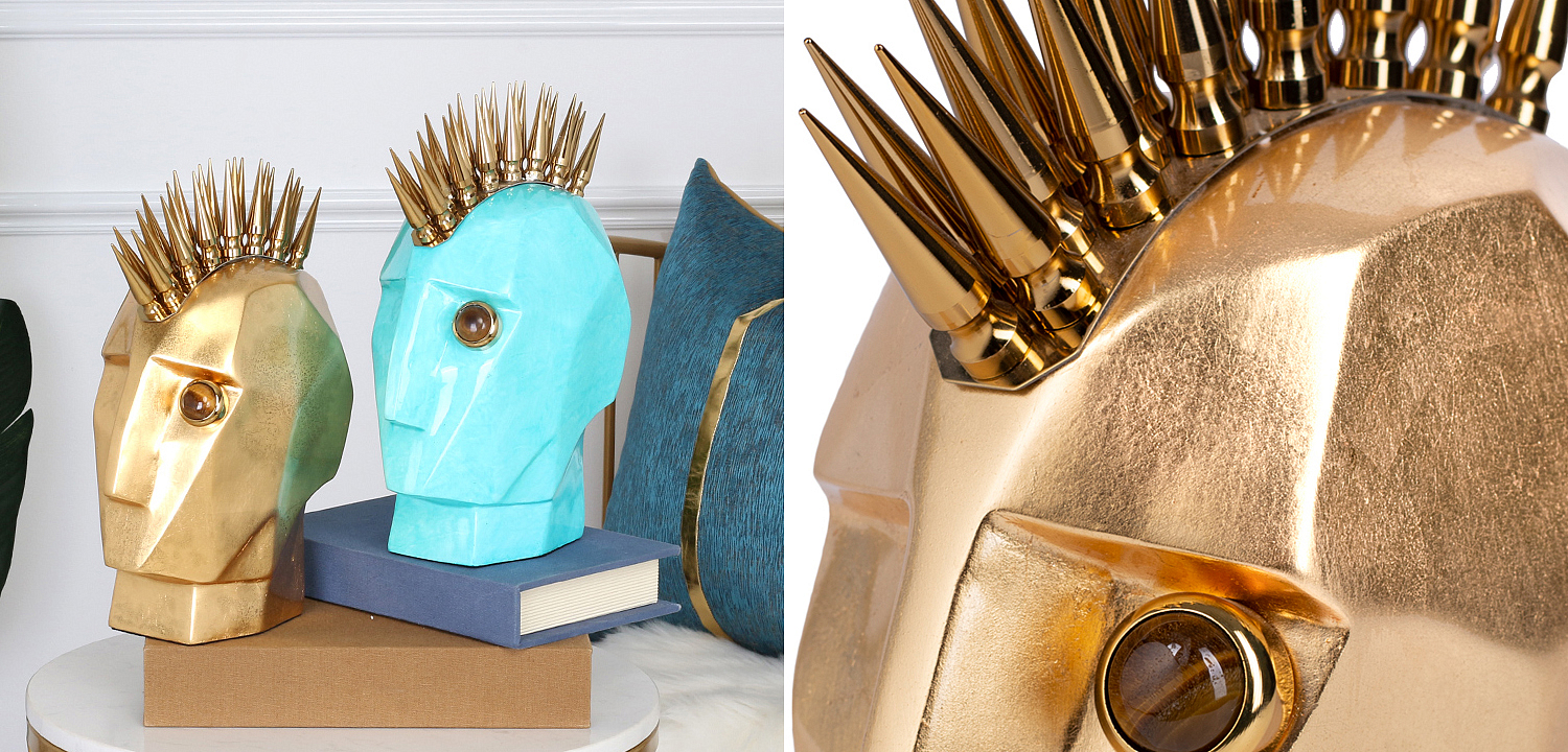 Аксессуар Kelly Wearstler Head Trip Sculpture Gold Аксессуар Kelly Wearstler Head Trip Sculpture Gold - Loft-Concept в Кирове