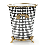 Фарфоровое кашпо Black and white square варинант исполнения - 3 | Loft Concept в Кирове