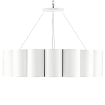 Люстра круглая фактурная в сочетании белого и золотого цвета Wide Stripes of Ribbon варинант исполнения - 2 | Loft Concept в Кирове