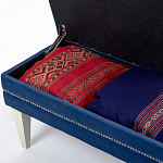 Мягкая банкетка с зоной для хранения Casket Blue варинант исполнения - 4 | Loft Concept в Кирове