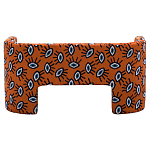 Акцентный Двухместный Диван Leela Оранжевый Орнамент варинант исполнения - 1 | Loft Concept в Кирове