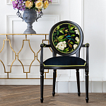 Стул с подлокотниками из бука с изображением птицы и цветов Blooming Birds варинант исполнения - 2 | Loft Concept в Кирове