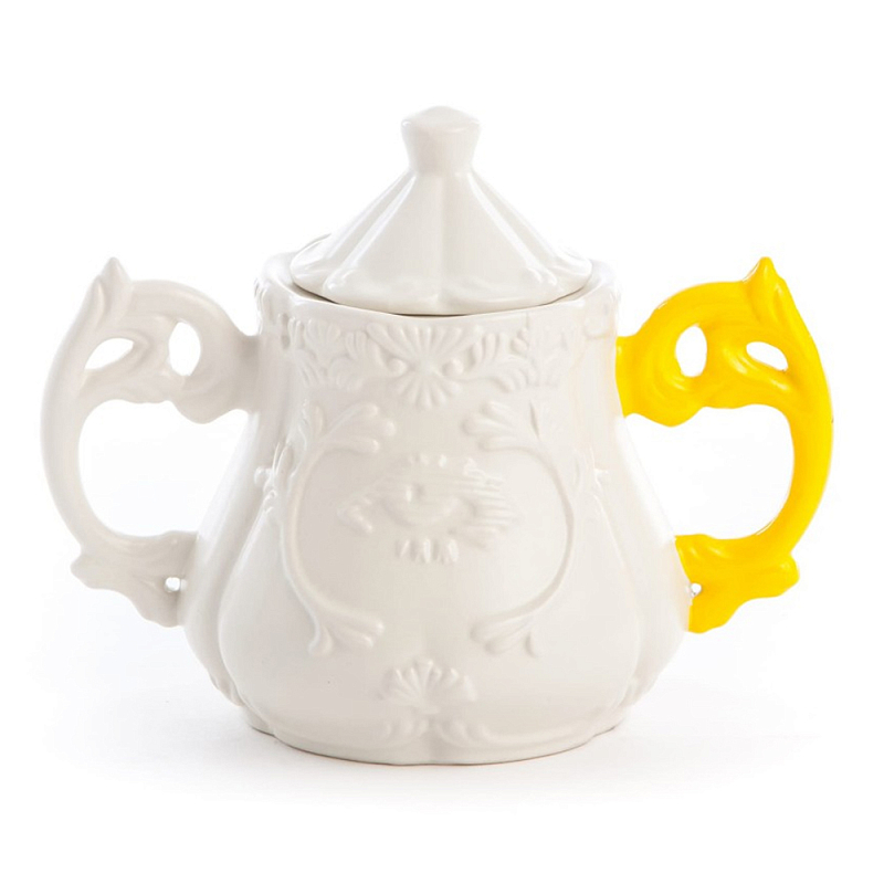 Сахарница Seletti I-Sugar Yellow Белый Желтый Сахарница Seletti I-Sugar Yellow Белый Желтый в Кирове | Loft Concept