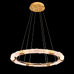 Люстра в форме кольца с золотым декором Warm Heavenly Light варинант исполнения - 5 | Loft Concept в Кирове