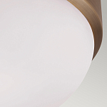 Потолочный светильник круглой формы с белым выпуклым матовым плафоном Feiss варинант исполнения - 4 | Loft Concept в Кирове