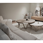 Стол журнальный круглый с узором Table Hypontic Pattern варинант исполнения - 7 | Loft Concept в Кирове