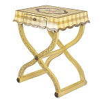 Приставной столик с ящиком в стиле ретро Vintage Rustic Tablecloth варинант исполнения - 2 | Loft Concept в Кирове