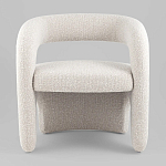 Кресло дизайнерское для лаунж зоны жемчужного цвета Pearl Lounge варинант исполнения - 9 | Loft Concept в Кирове