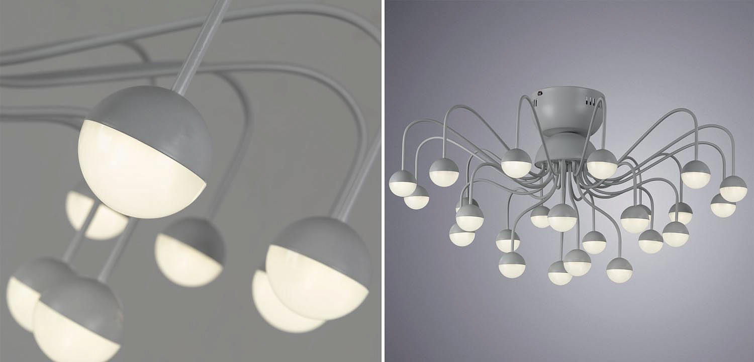 Потолочная люстра Vilelme Chandelier white Потолочная люстра Vilelme Chandelier white - Loft-Concept в Кирове