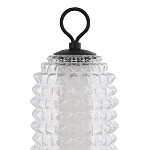 Настольная лампа с прозрачным факутрным стеклянным плафоном Sonora варинант исполнения - 3 | Loft Concept в Кирове